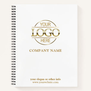 Aangepast zakelijk logo en merkpromotiegeschenk notitieboek