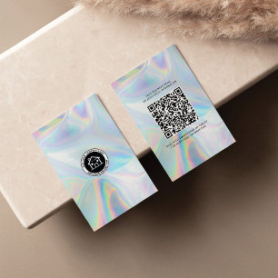 Aangepast zakelijk logo en QR-code doe-het-zelf ho Visitekaartje