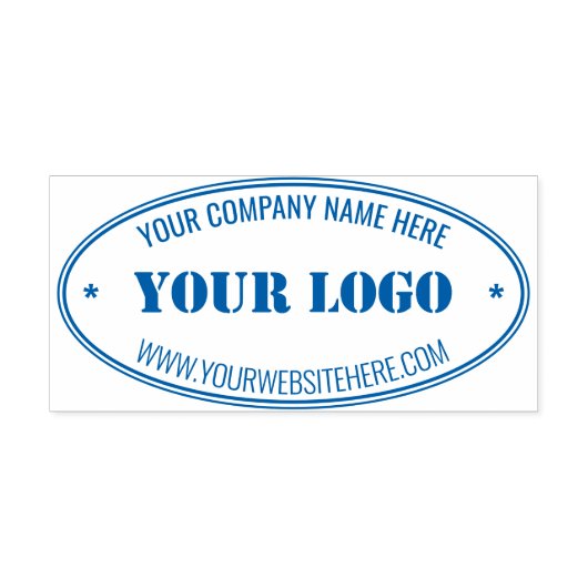 Aangepast zakelijk logo en tekst ovaal stempel voo (Design)