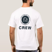 Aangepast zakelijk Logo en webadres T-shirt (Achterkant)