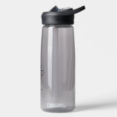 Aangepast zakelijk logo en website waterfles (Links)