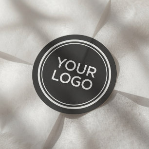 Aangepast zakelijk logo gepersonaliseerde bedrijfs ronde sticker