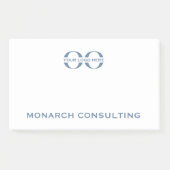 Aangepast zakelijk Logo Grote Post-it Notitieblok Post-it® Notes (Voorkant)