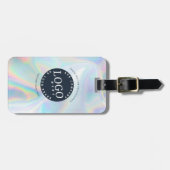 Aangepast zakelijk Logo Holografisch retouradres Bagagelabel (Voorkant horizontaal)