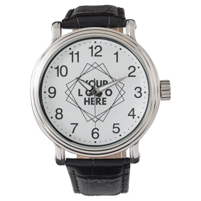 Aangepast zakelijk logo horloge (Voorkant)