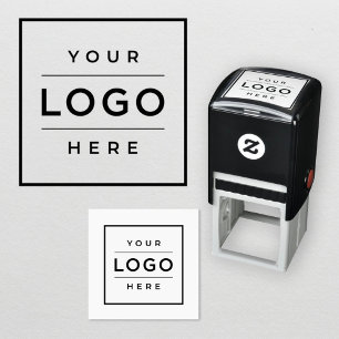 Aangepast zakelijk logo klassiek merk kantoor zelfinktende stempel