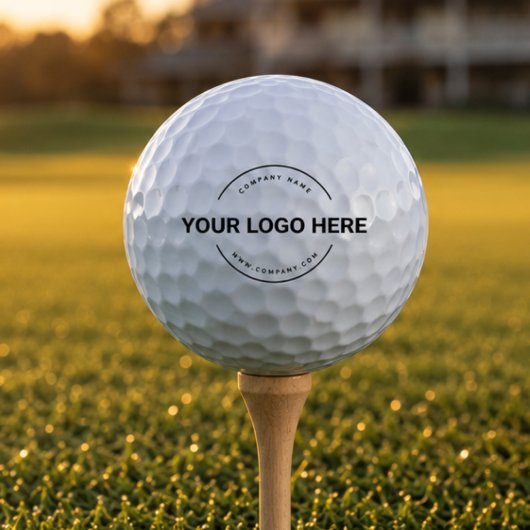 Aangepast zakelijk logo merk Corporate Golfballen