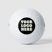 Aangepast zakelijk logo merk golfballen (Voorkant)