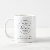 Aangepast zakelijk logo merk koffiemok (Links)