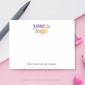 Aangepast zakelijk logo merk post-it® notes