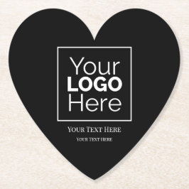 Aangepast zakelijk logo Merk professioneel  Kartonnen Onderzetters