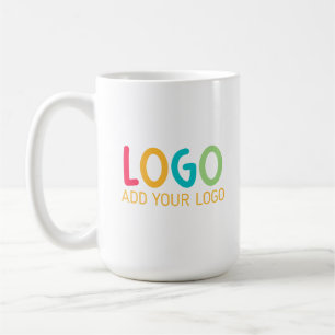 Aangepast zakelijk logo merk Tall 15oz Koffiemok