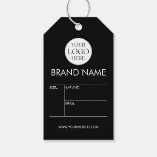 Aangepast Zakelijk Logo Modern Minimalistische Pri Cadeaulabel