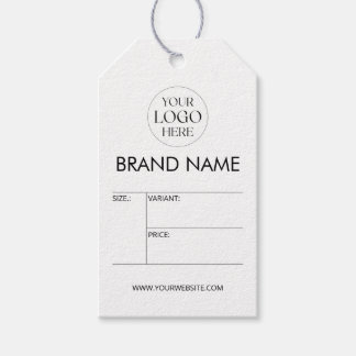 Aangepast Zakelijk Logo Modern Minimalistische Pri Cadeaulabel