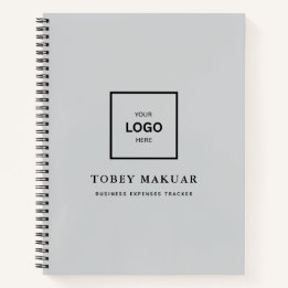 Aangepast Zakelijk Logo Modern Professioneel Notitieboek