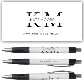 Aangepast zakelijk logo monogram website elegant pen