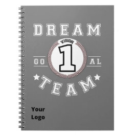 Aangepast zakelijk Logo Motivatie Kantoor Notitieboek