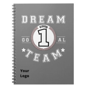 Aangepast zakelijk Logo Motivatie Kantoor Notitieboek