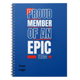 Aangepast zakelijk Logo Motivatie Kantoor Notitieboek