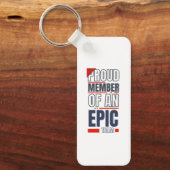 Aangepast zakelijk Logo Motivatie Kantoor Sleutelhanger (Voorkant)