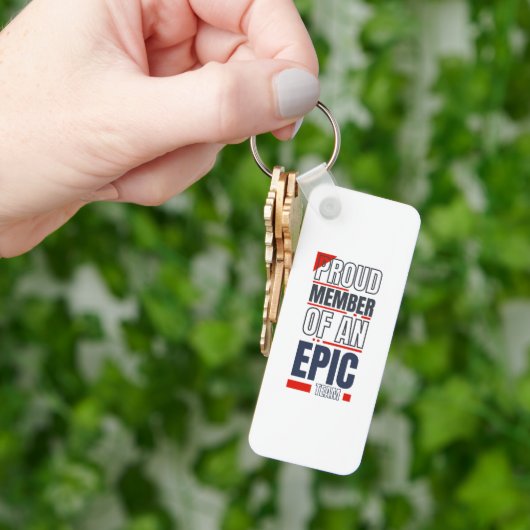 Aangepast zakelijk Logo Motivatie Kantoor Sleutelhanger (Hand)