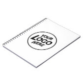 Aangepast Zakelijk Logo Notitieboek (Linkerzijde)