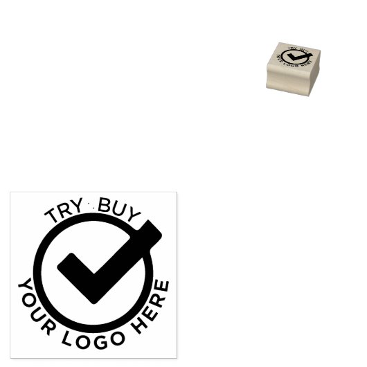 Aangepast zakelijk Logo of Afbeelding Rubberstempel (Gestempeld)