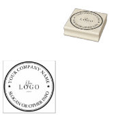 Aangepast zakelijk logo op maat rubberstempel (Gestempeld)