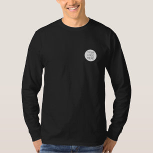 Aangepast zakelijk logo personeel voor- en achte t-shirt