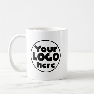 Aangepast zakelijk logo professioneel bedrijfscade koffiemok
