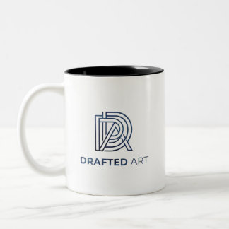 Aangepast zakelijk logo professioneel kantoor bedr tweekleurige koffiemok