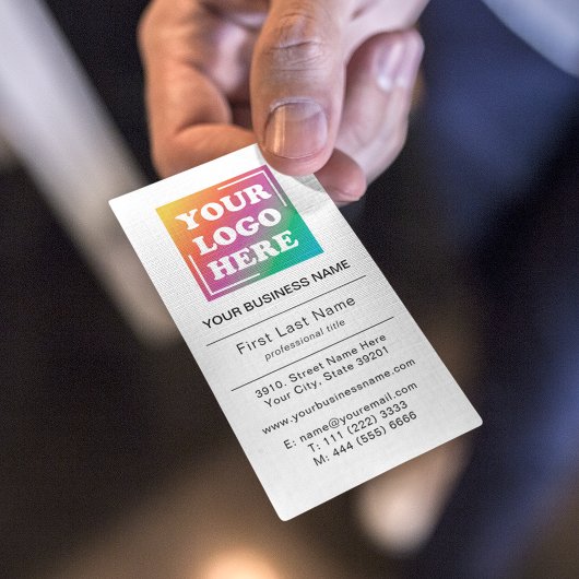 Aangepast zakelijk logo professioneel modern visitekaartje