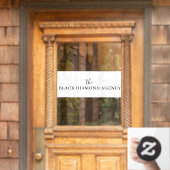 Aangepast Zakelijk Logo | Professionele Bedrijven  Raamsticker (Huis Deur)