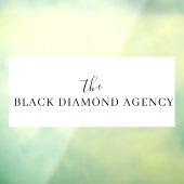 Aangepast zakelijk logo | Professionele ondernemin Raamsticker (Vel 3)