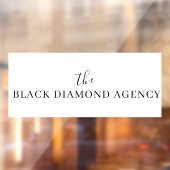 Aangepast zakelijk logo | Professionele ondernemin Raamsticker (Vel 2)