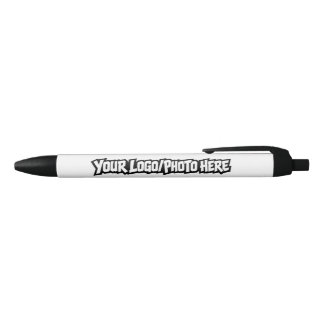 Aangepast zakelijk logo professionele sjabloon zwarte inkt pen