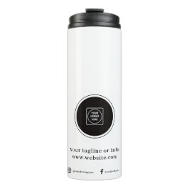 Aangepast zakelijk logo promotioneel merkdesign thermosbeker