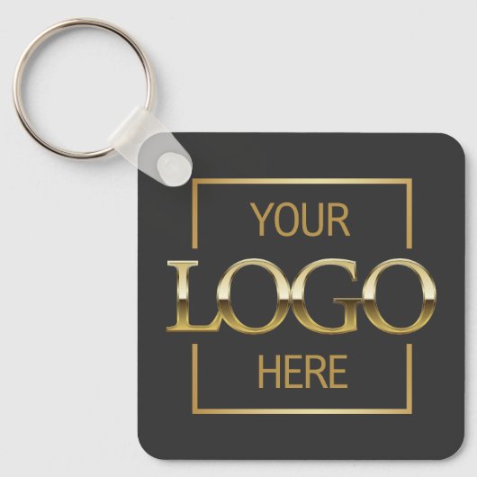 Aangepast zakelijk logo & QR-code promotioneel spu Sleutelhanger (Voorkant)