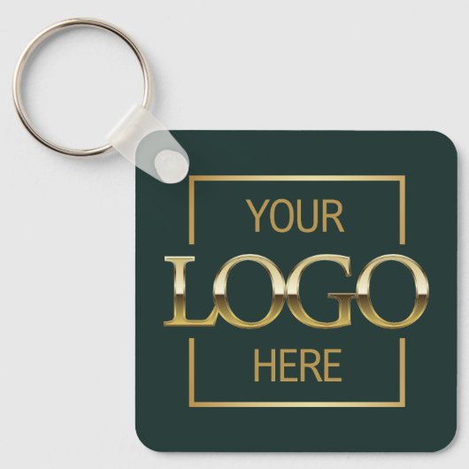Aangepast zakelijk logo & QR-code promotioneel swa Sleutelhanger (Voorkant)
