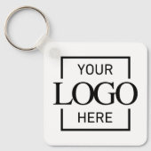 Aangepast zakelijk logo & QR-code promotionele Swa Sleutelhanger (Voorkant)