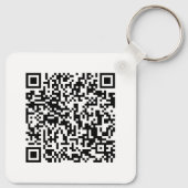 Aangepast zakelijk logo & QR-code promotionele Swa Sleutelhanger (Achterkant)