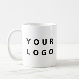 Aangepast zakelijk logo rechthoekig  koffiemok