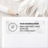 Aangepast Zakelijk Logo Retouradres Label (Insitu)