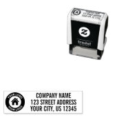 Aangepast Zakelijk Logo Retouradres Zelfinktende Stempel (In situ)