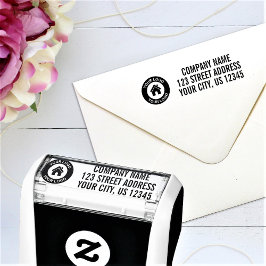 Aangepast Zakelijk Logo Retouradres Zelfinktende Stempel