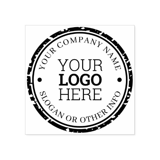 Aangepast zakelijk logo rubberstempel (Afrduk)
