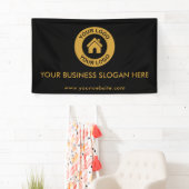 Aangepast Zakelijk Logo Slogan Website Promotionee Spandoek (Insitu)