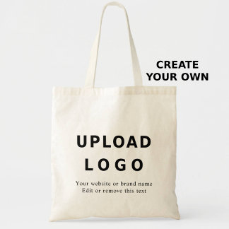 Aangepast Zakelijk Logo & Tekst – Bewerkbare Sjabl Tote Bag