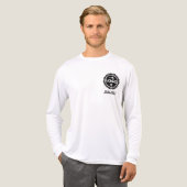 Aangepast zakelijk logo Tri-Blend shirt (Voorkant)