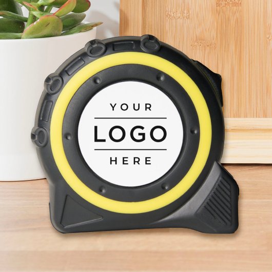 Aangepast zakelijk logo wit merktool rolmaat